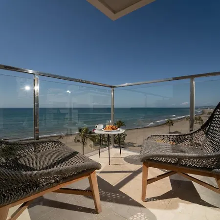 Luxury Front Line Beach Penthouse Costa Del Sol 에스테포나